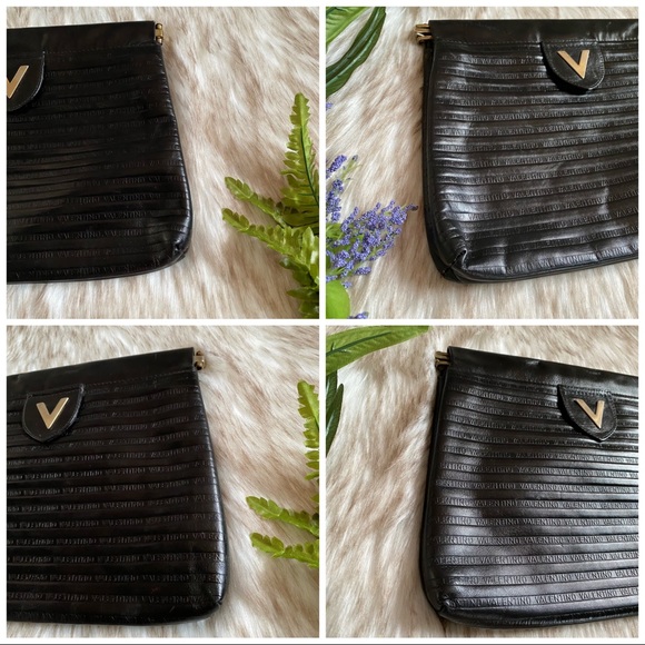 Mario Valentino Leather Clutch